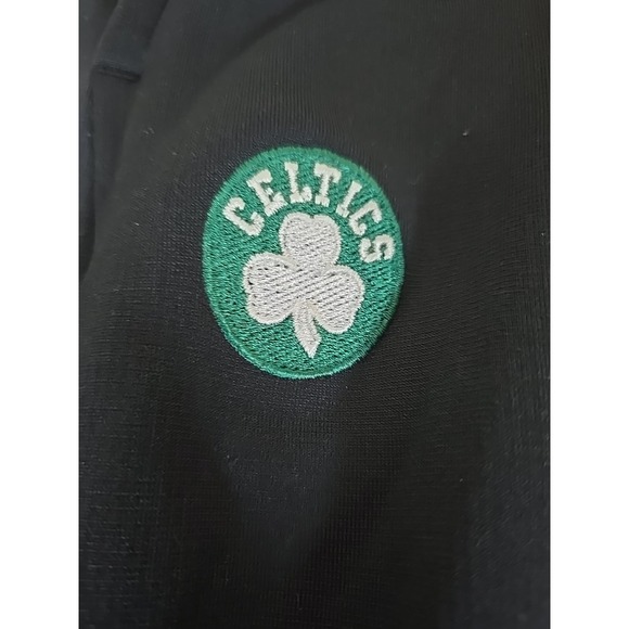 Boston Celtis Adidas Pants Mens XL Black Climawarm Joggers Team Issued NBA Hoops - Picture 5 of 10